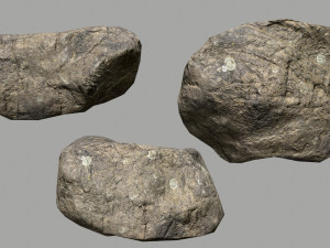 rocks set Model 3D