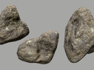 rocks set Model 3D