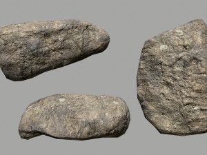 rocks set Model 3D