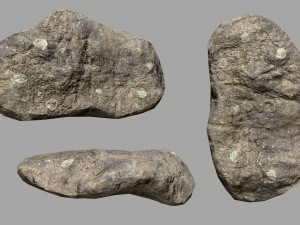 rocks set Model 3D