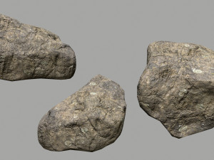 rocks set Model 3D
