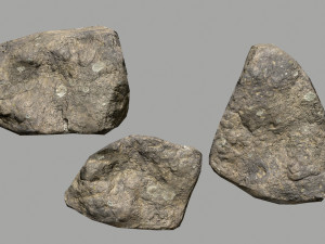 rocks set Model 3D