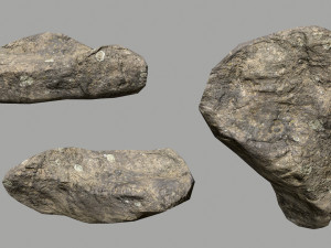 rocks set Model 3D