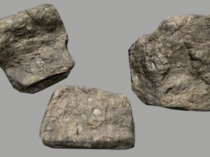rocks set Model 3D