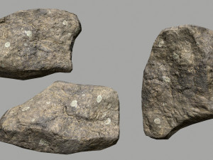 rocks set Model 3D