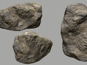rocks set Model 3D