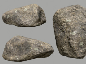 rocks set Model 3D