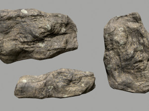 rocks set Model 3D