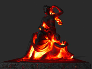 lava statue 3D Модель