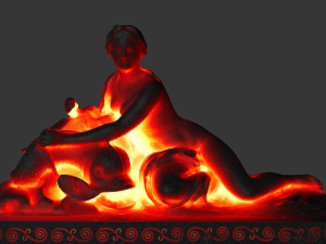 lava statue 3D मॉडल