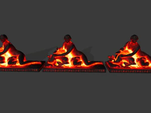 lava statue 3D Model