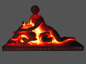 lava statue 3D मॉडल