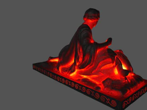 lava statue 3D Model