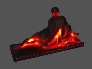 lava statue 3D मॉडल