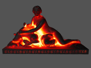 lava statue 3D मॉडल
