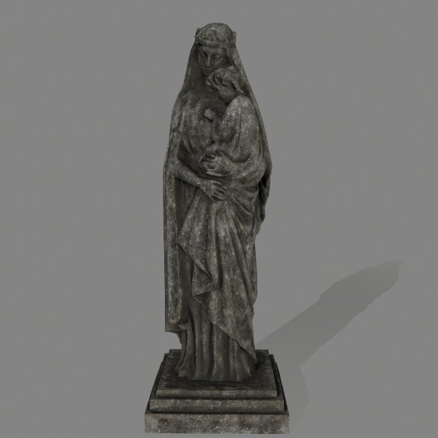 womanstatue 3D मॉडल .c4d .max .obj .3ds .fbx .stl .blend 