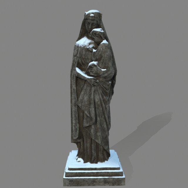 womanstatue 3D Modell .c4d .max .obj .3ds .fbx .stl .blend