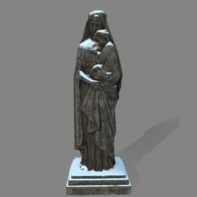 womanstatue 3D Model .c4d .max .obj .3ds .fbx .stl .blend 