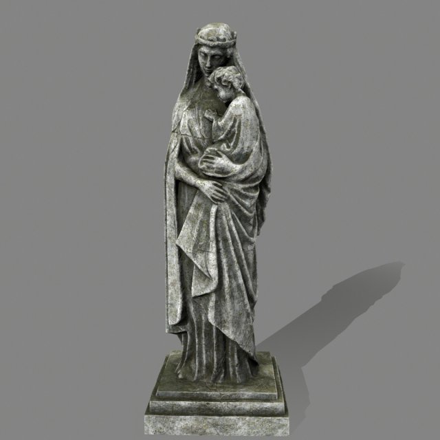 womanstatue 3D मॉडल .c4d .max .obj .3ds .fbx .stl .blend 