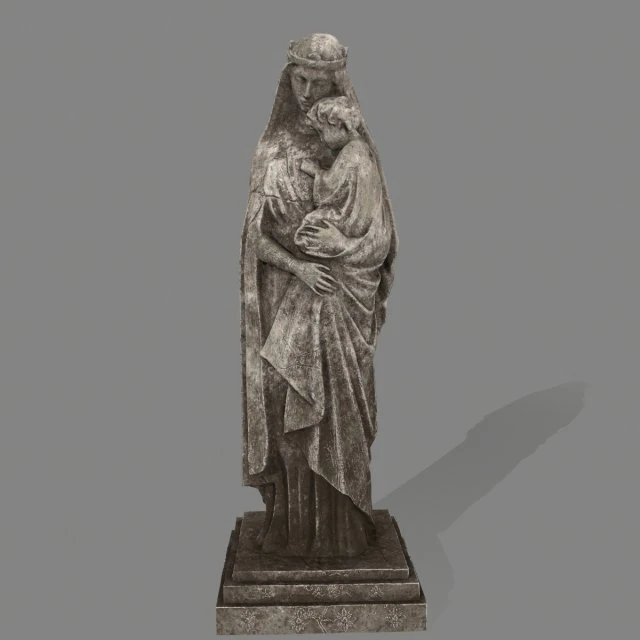 womanstatue 3D Model .c4d .max .obj .3ds .fbx .stl .blend