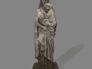 女人雕像 3D 模型