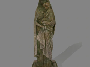 posąg kobiety Model 3D