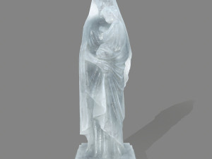ice womanstatue 3Dモデル