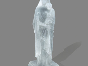 ice womanstatue 3D Model