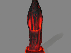 fire womanstatue 3D मॉडल
