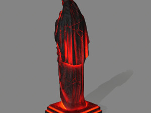 fire womanstatue 3D मॉडल