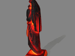 fire womanstatue 3D मॉडल