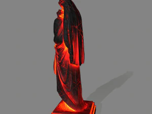 fire womanstatue 3D Model