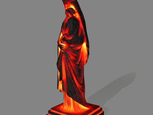 fire womanstatue 3D मॉडल