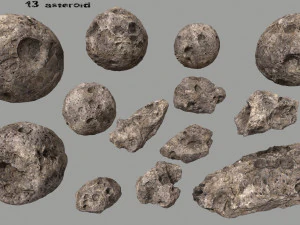 астероид 3D Модель