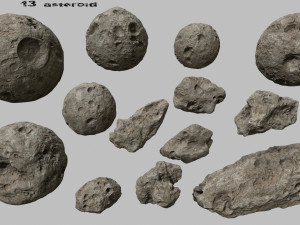asteroid 3D Model