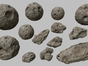 asteroid 3D 模型