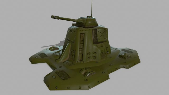 missile turret 3D मॉडल .c4d .max .obj .3ds .fbx .stl .blend 
