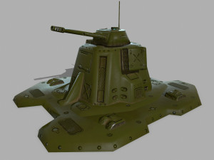 missile turret 3D मॉडल