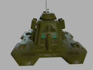 missile turret 3D मॉडल