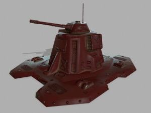missile turret 3D Model