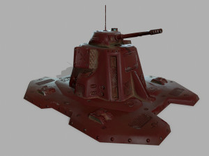 missile turret Modèle 3D