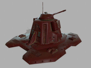 missile turret Modèle 3D