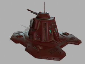 missile turret Modèle 3D