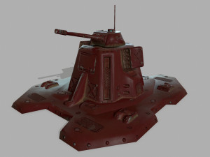 missile turret Modèle 3D