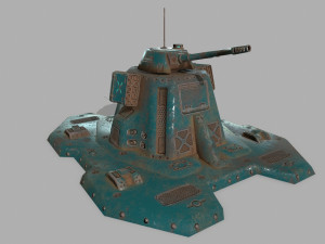 missile turret 3D मॉडल