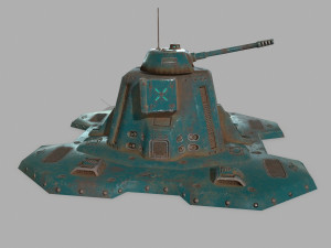 missile turret 3D मॉडल