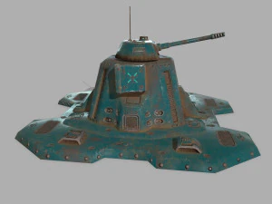 missile turret 3D Model