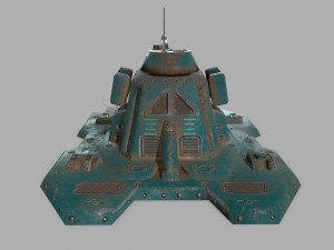 missile turret 3D मॉडल