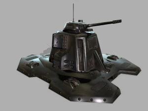 missile turret 3D Model