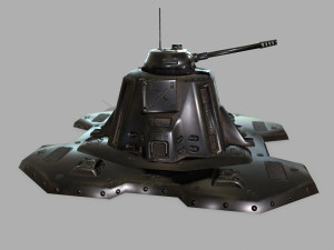 missile turret 3D मॉडल